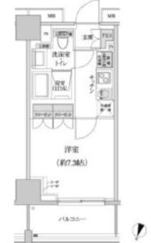 パークハビオ渋谷本町レジデンス 704 間取り図