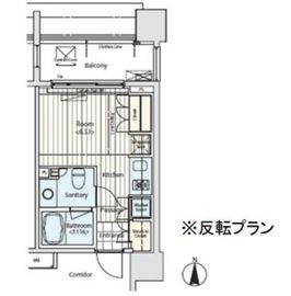 イプセ蒲田 309 間取り図