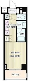 タキミハウス西早稲田 308 間取り図