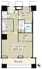 ザ・東京タワーズ シータワー 7階 間取り図