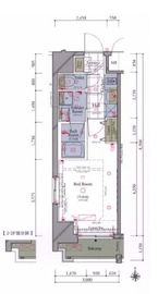 コンシェリア三田 2階 間取り図