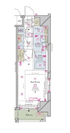 コンシェリア三田 5階 間取り図