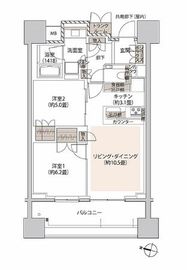 ザ・パークハウス本郷 4階 間取り図