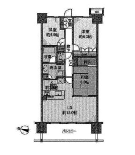 東京スイートレジデンス 4階 間取り図