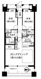 コスモ木場キャナルブリーズ 13階 間取り図