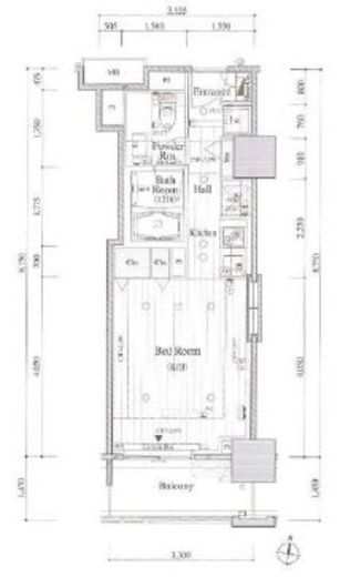 レグノ・セレーノ 3階 間取り図