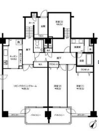 参宮橋マンション 502 間取り図