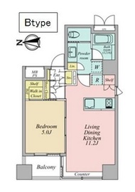 OZIO大手町 502 間取り図