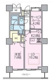 ロイヤルパークスタワー南千住 3702 間取り図