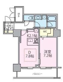 ロイヤルパークスタワー南千住 1606 間取り図