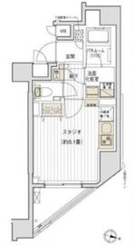 デュオヴェール飯田橋 4階 間取り図