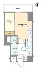 ラティエラ都立大学 202 間取り図