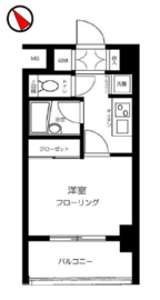 メインステージ南麻布4 6階 間取り図