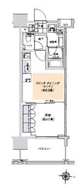 ディームス木場 102 間取り図