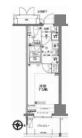 MFPRコート木場公園 820 間取り図