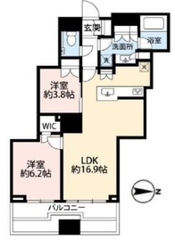 富久クロスコンフォートタワー(Tomihisa Cross)  39階 間取り図