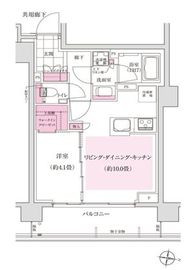 ディームス東陽町 206 間取り図