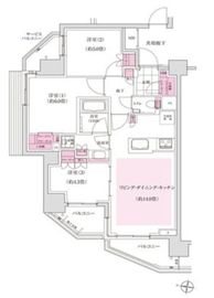 ディームス東陽町 601 間取り図