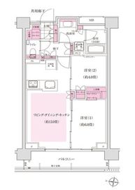 ディームス東陽町 202 間取り図
