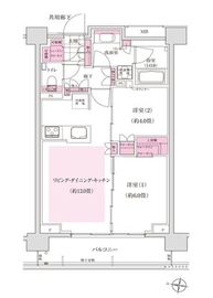 ディームス東陽町 202 間取り図