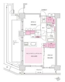 ディームス東陽町 801 間取り図