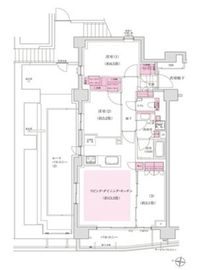 ディームス東陽町 901 間取り図