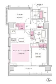 ディームス東陽町 205 間取り図