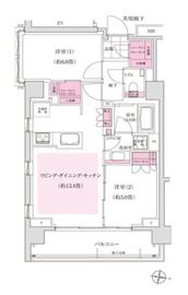 ディームス東陽町 705 間取り図