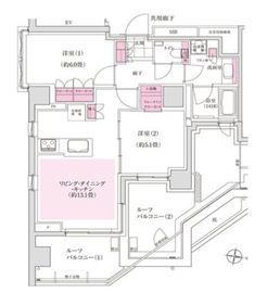 ディームス東陽町 804 間取り図