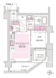 ディームス東陽町 606 間取り図