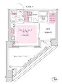 ディームス東陽町 507 間取り図