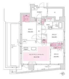 ディームス東陽町 1001 間取り図