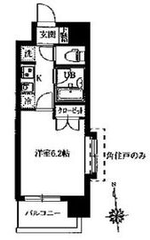 レジデンス門前仲町 201 間取り図