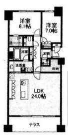 グレンパーク駒場 9階 間取り図