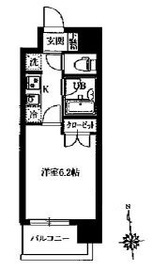 レジデンス門前仲町 204 間取り図