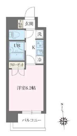 レジデンス門前仲町 805 間取り図