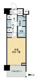 ライオンズ東京菊川ミレス 2階 間取り図