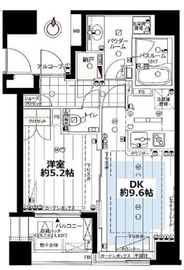 クオリア御茶ノ水パークフロント 12階 間取り図