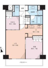 コンパートメント東京中央 10階 間取り図