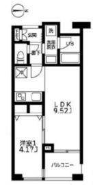 カーザビアンカ 502 間取り図