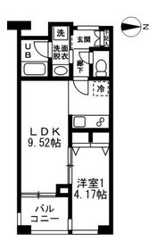 カーザビアンカ 804 間取り図