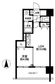 南麻布パークハイツ 1003 間取り図