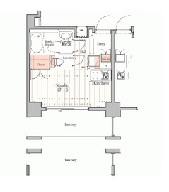 プライマル三軒茶屋 301 間取り図