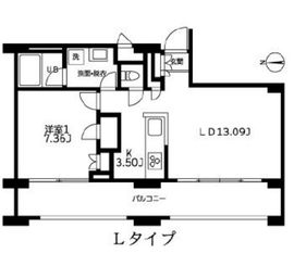 カーザビアンカ 509 間取り図