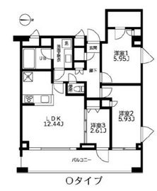 カーザビアンカ 1301 間取り図