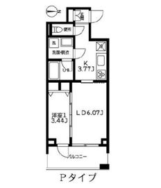 カーザビアンカ 1002 間取り図