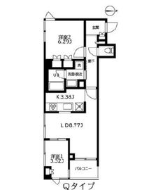 カーザビアンカ 1003 間取り図