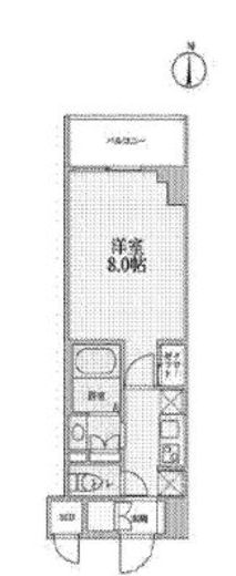 ジニア深川住吉 511 間取り図