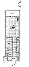 ジニア深川住吉 811 間取り図