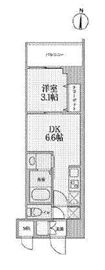 ジニア深川住吉 101 間取り図